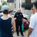 University of Michigan Police Chief Joe Piersante talks with students who live off campus during a outreach program run by Beyond the Diag, Thursday, Aug, 29.
Courtney Sacco I AnnArbor.com  