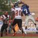 The Railsplitters wide receiver K.J. Osborn makes a catch  during the second quarter of their game against Belleville at Lincoln High School, Friday, Aug, 30.
Courtney Sacco I AnnArbor.com    