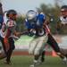 The Railsplitters Dalauren Roberson runs the ball during the second quarter of their game against Belleville at Lincoln High School, Friday, Aug, 30.
Courtney Sacco I AnnArbor.com    