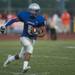 The Railsplitters running back Cam Williams runs the ball  during the second quarter of their game at Lincoln High School, Friday, Aug, 30.
Courtney Sacco I AnnArbor.com    