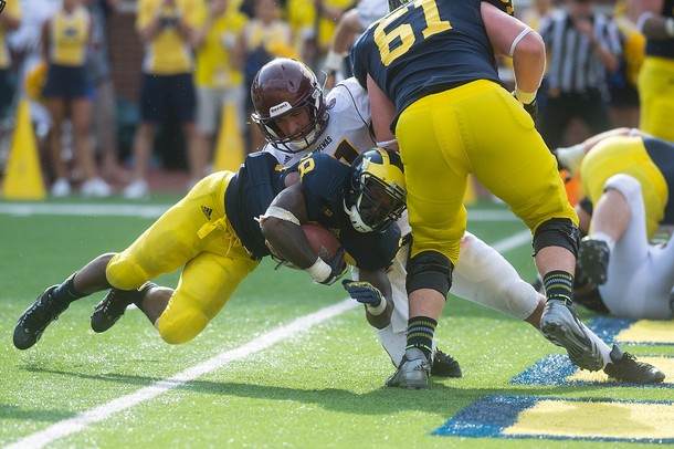 Images from the Michigan football team's dominating 59-9 win over ...