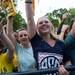 Students cheer during a pep rally at the Diag on Friday, Sept. 6, the night before the Michigan Wolverines take on Notre Dame at Michigan Stadium.
Courtney Sacco I AnnArbor.com  