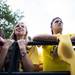 Students gathered at the Diag for a pep rally Friday, Sept. 6, the night before the Michigan Wolverines take on Notre Dame at Michigan Stadium.
Courtney Sacco I AnnArbor.com  