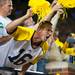 A Michigan fan cheers from the stands during Michigan Notre Dame game at Michigan Stadium, Saturday, Sept. 7. 
Courtney Sacco I AnnArbor.com 