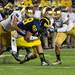 Michigan tight end Jake Butt is tacked by the Notre Dame defense during the second quarter of their game at Michigan Stadium, Saturday, Sept. 7. 
Courtney Sacco I AnnArbor.com 