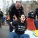 A University of Michigan police officer arrests a protester for sitting in the intersection of South State Street and South University Avenue in Ann Arbor. The protesters were demanding tuition equality for unauthorized immigrants.
Courtney Sacco I AnnArbor.com
