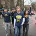 Three protesters chant as a University of Michigan police officer arrests them for sitting in the intersection of South State Street and South University Avenue in Ann Arbor.
Courtney Sacco I AnnArbor.com 