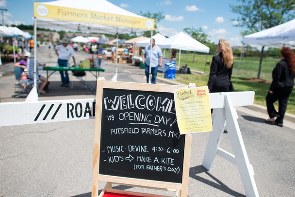 Pittsfield Township's first Farmers Market launched Thursday June 13 in the Pittsfield Township Administration Building's parking lot.Courtney Sacco I AnnArbor.com   