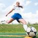Hanna Simon kicks the ball as the offense runs drills during practice, Wednesday May 22.Courtney Sacco I AnnArbor.com     