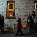 Children following St. Nicholas around Ann Arbor during the annual children's lantern parade. 
Courtney Sacco I AnnArbor.com  