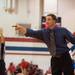 Lincoln's Head Coach Rich Marion gives his players instructions during Friday nights game at Willow Run High School.
Courtney Sacco I AnnArbor.com 