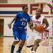 The Flyers Jaleel Neal drives the ball down court against Lincoln's Javin Etchison during Friday nights game at Willow Run High School.
Courtney Sacco I AnnArbor.com 