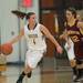 Dexter's Makenzie Sviha dribbles the ball down court during Tuesday nights against Manchester Lady Dutch.
Courtney Sacco I AnnArbor.com 