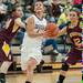 Dexter's Makenzie Sviha makes a layup during Tuesday nights against Manchester Lady Dutch.
Courtney Sacco I AnnArbor.com 
