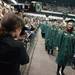 An undergraduate student poses for a photo before heading up to receive her diploma.
Courtney Sacco I AnnArbor.com  