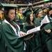 The graduated winter class of 2012 sings the school's alma mater at the end of commencement.
Courtney Sacco I AnnArbor.com  