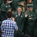 An undergraduate student poses for a photo before the start of EMU's 2012 winter commencement.
Courtney Sacco I AnnArbor.com  
