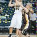 Wolverines Jenny Ryan shoots the ball during the fist half of Thursday night's game against Valparaiso 
Courtney Sacco I AnnArbor.com 