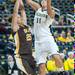 Wolverines Sam Arnold shoots the ball against Valparaiso during the fist half of Thursday nights game. 
Courtney Sacco I AnnArbor.com 