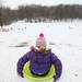 Regan Cox gives her self a push as she sleds down a hill in Rolling Hills County Park in Ypsilanti Township on Friday Dec. 28th.
Courtney Sacco I AnnArbor.com  