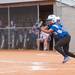 Lincoln's Lauryn Hood as she bunts during their double header against Saline, Thursday May 8.
Courtney Sacco I AnnArbor.com