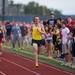 Olympian Nick Willis sprints down the Saline High School track on his final lap as he tries to beat the recored for the fastest mile run in Michigan, Sunday, August, 4.
Courtney Sacco I AnnArbor.com regulation frisbee