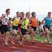 A group of runners take off on the Saline High School track as they try to beat the recored for the fastest mile run in Michigan, Sunday, August, 4.
Courtney Sacco I AnnArbor.com 