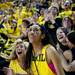 Michigan freshman Radhi Gohil celebrates a score with friends at Crisler Arena on Monday, April 8. Daniel Brenner I AnnArbor.com