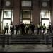 Michigan police officers stand by and observe the celebration on the Diag on Saturday, April 6. Daniel Brenner I AnnArbor.com
