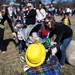 A balloon twister creates an animal for an Ann Arbor Jaycees Easter Egg Scramble participant in Buhr Park on Saturday, March 30. Daniel Brenner I AnnArbor.com