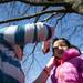 Wenda Cheng, five gets her face painted at the Ann Arbor Jaycees Easter Egg Scramble in Buhr Park on Saturday, March 30. Daniel Brenner I AnnArbor.com