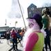 Festifools performers get in line to start the parade on Sunday, April 7. Daniel Brenner I AnnArbor.com