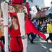 Festifools performer and Lloyd Hall Scholar Program freshman Adriana Zardus maneuvers her puppet during the street party on Main Street on Sunday, April 7. Daniel Brenner I AnnArbor.com