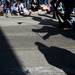 A shadow of a Festifools creation on Main Street on Sunday, April 7. Daniel Brenner I AnnArbor.com