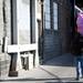 Pennsylvania resident George Pierce walks with a prop after the Festifools street party on Main Street on Sunday, April 7. Daniel Brenner I AnnArbor.com