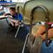 Ann Arbor resident Luke Kriss, 8, draws while sitting under a table during the Ya'ssoo Greek Festival on Friday, May 31. Daniel Brenner I AnnArbor.com