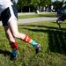 Runners stretch before the Gallup Gallop 5k run/fitness walk on Sunday, July 14. Daniel Brenner I AnnArbor.com