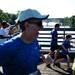 Participants run over a bridge in Gallup Park on Sunday, July 14. Daniel Brenner I AnnArbor.com