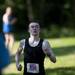 Plymouth resident Jeff Bord is the first to finish the Gallup Gallop 5k on Sunday, July 14. Daniel Brenner I AnnArbor.com