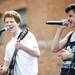 Condensed Milk band members Oren Levin and Isaac Scobey-Thal perform on the Main Stage during the Live on Washington Music and Arts Festival on Saturday, June 1. Daniel Brenner I AnnArbor.com