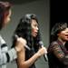The Milan High School vocalist trio performs at the National African American Parent Involvement Day at Lincoln High School on Tuesday, March 12. Daniel Brenner I AnnArbor.com