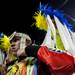 Alabama resident Hunter Burridge dons a decorative headpiece at Dance for Mother Earth Powwow on Saturday, April 6. Daniel Brenner I AnnArbor.com
