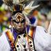 Wisconsin resident Ronnie Preston dances during Dance for Mother Earth Powwow on Saturday, April 6. Daniel Brenner I AnnArbor.com