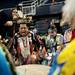 Participants drum during Dance for Mother Earth Powwow on Saturday, April 6. Daniel Brenner I AnnArbor.com