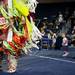 West Bloomfield resident Lydia Khami, one-and-a-half years old, watches dancers at Dance for Mother Earth Powwow on Saturday, April 6. Daniel Brenner I AnnArbor.com