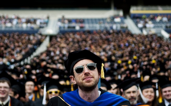 Images from University of Michigan's spring 2013 commencement