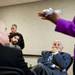U.S. Representative John Dingell asked RACER Trust representatives about their marketing efforts in Ypsilanti Township on Tuesday, March 26. Daniel Brenner I AnnArbor.com