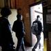 New Tech High School students exit a building at the former GM plant facility in Ypsilanti Township on Tuesday, March 26. Daniel Brenner I AnnArbor.com