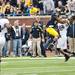 Michigan wide receiver Roy Roundtree and Northwestern cornerback Demetrius Dugar compete for the ball in the game against Northwestern on Saturday. Daniel Brenner I AnnArbor.com