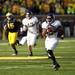 Northwestern running back Venric Mark runs a kickoff return for a touchdown in the second half on Saturday. The touchdown would not count after a penalty. Daniel Brenner I AnnArbor.com